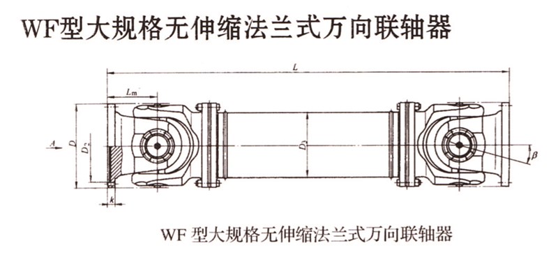 SWC-WF型大規(guī)格無伸縮法蘭式萬向聯(lián)軸器